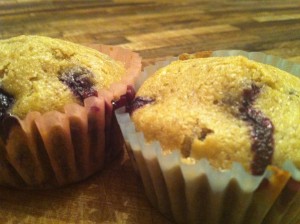 Healthy Blueberry Muffins